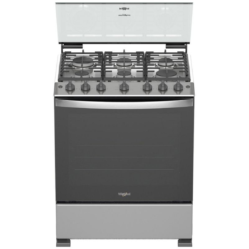 Whirlpool - Estufa de Piso 30" Gris Whirl WFR5200D