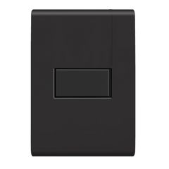 Placa Contacto 1 Int. Sencillo, Negro Mate