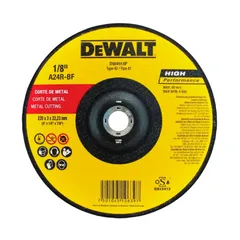 Disco Abrasivo Corte para Corte de Metal 9” 