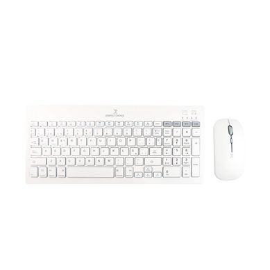 Kit Teclado + Rat�n 2.4Ghz Zebrary Blanco