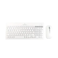 Kit Teclado + Ratón 2.4Ghz Zebrary Blanco