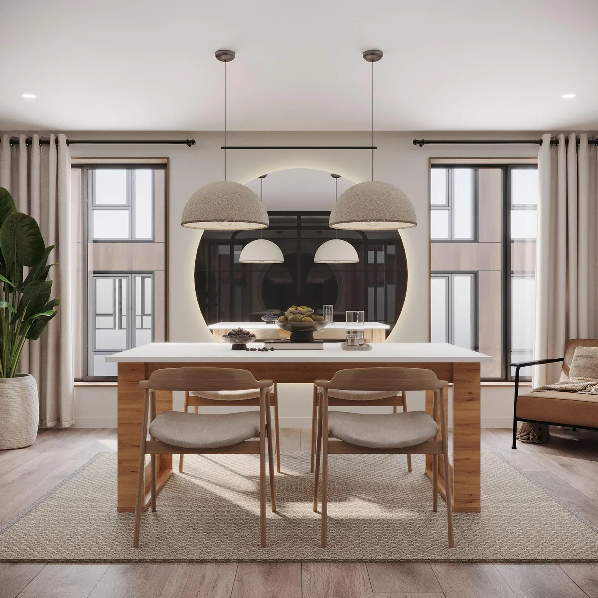 Maderkit - Mesa de Comedor Cubo 180