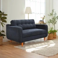 Sofa 2 Plazas Capitonado Ls Dovenegro