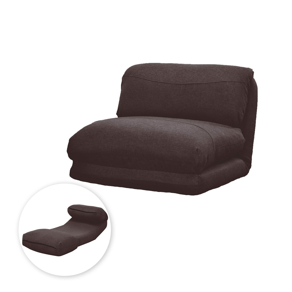 Sillón Convertible Matrimonial Gris, marca Ikasa Muebles - Foto 2