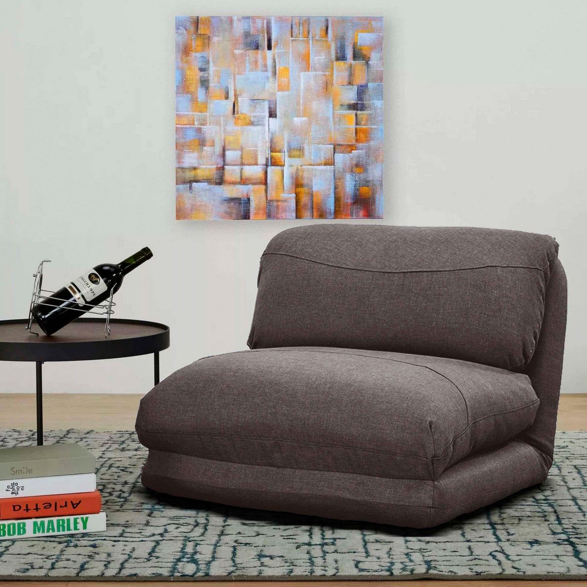 Sillón Convertible Matrimonial Gris, marca Ikasa Muebles - Foto Principal