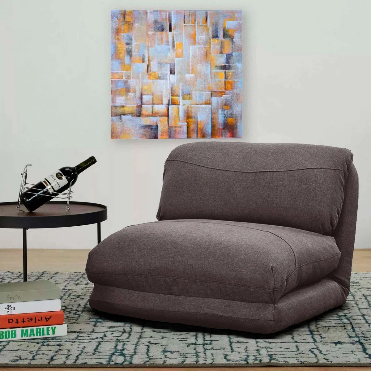 Sillón Convertible Matrimonial Gris, marca Ikasa Muebles - Foto Principal