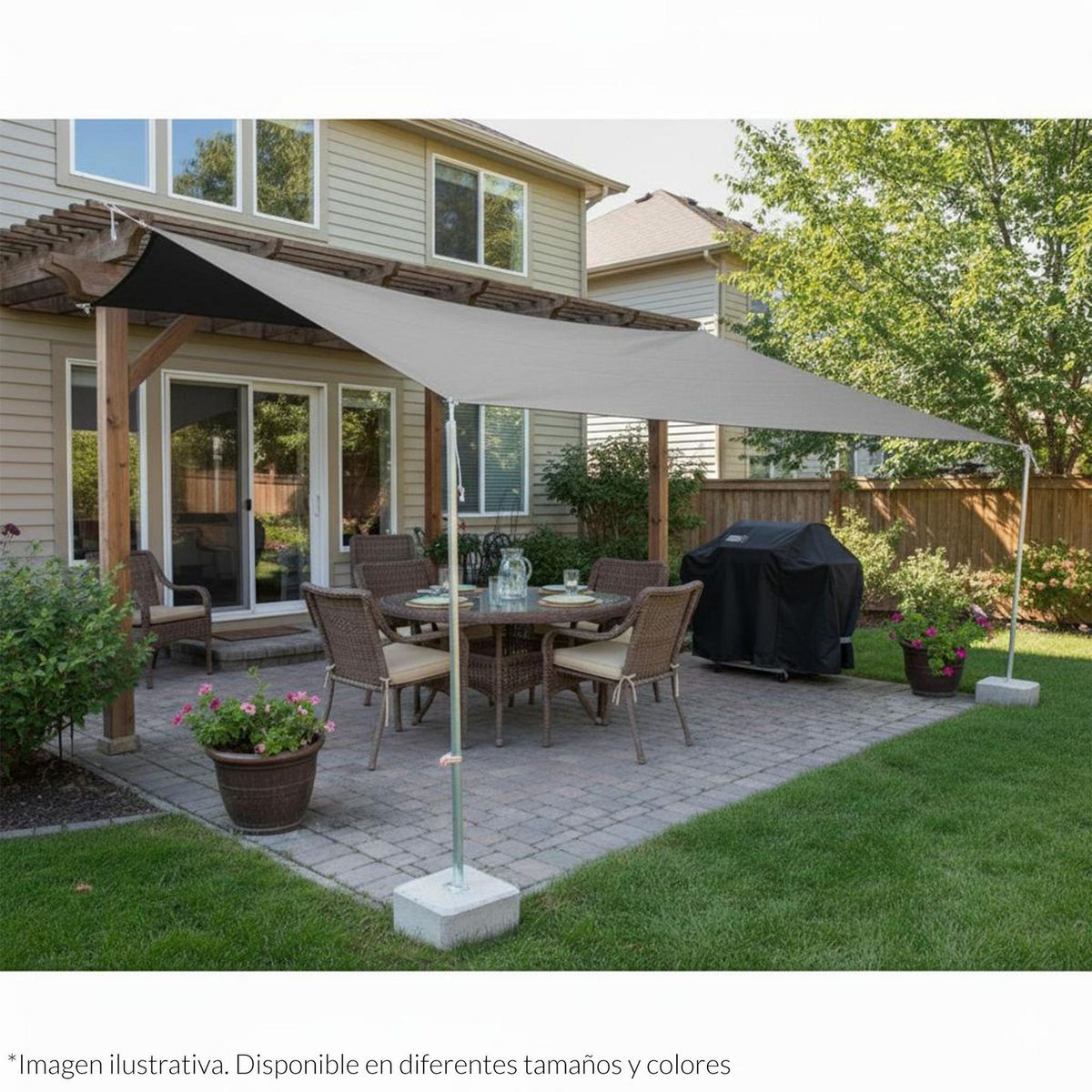 Aksi - Lona de Polietileno de Uso Rudo 4 m x 6 m (180 g/m2)