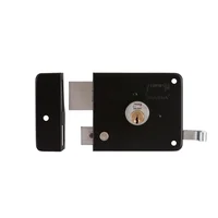 Cerradura de Sobreponer 175N Izquierda/IF Negro