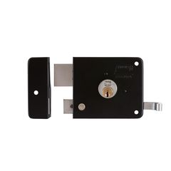 Cerradura de Sobreponer 175N Izquierda/IF Negro