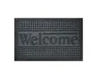 Tapete de entrada Welcome gris 40x60 cm