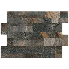 Muro Cerámico Dent Frontage Negro 30 x 45 cm Mate 1.88 m2 No Rectificado