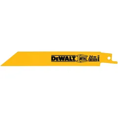 Hoja Sierra Sable DeWalt 6" 24 TPI, 2 Pzas