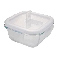 Hermetico de vidrio con tapa de plastico 320 ml