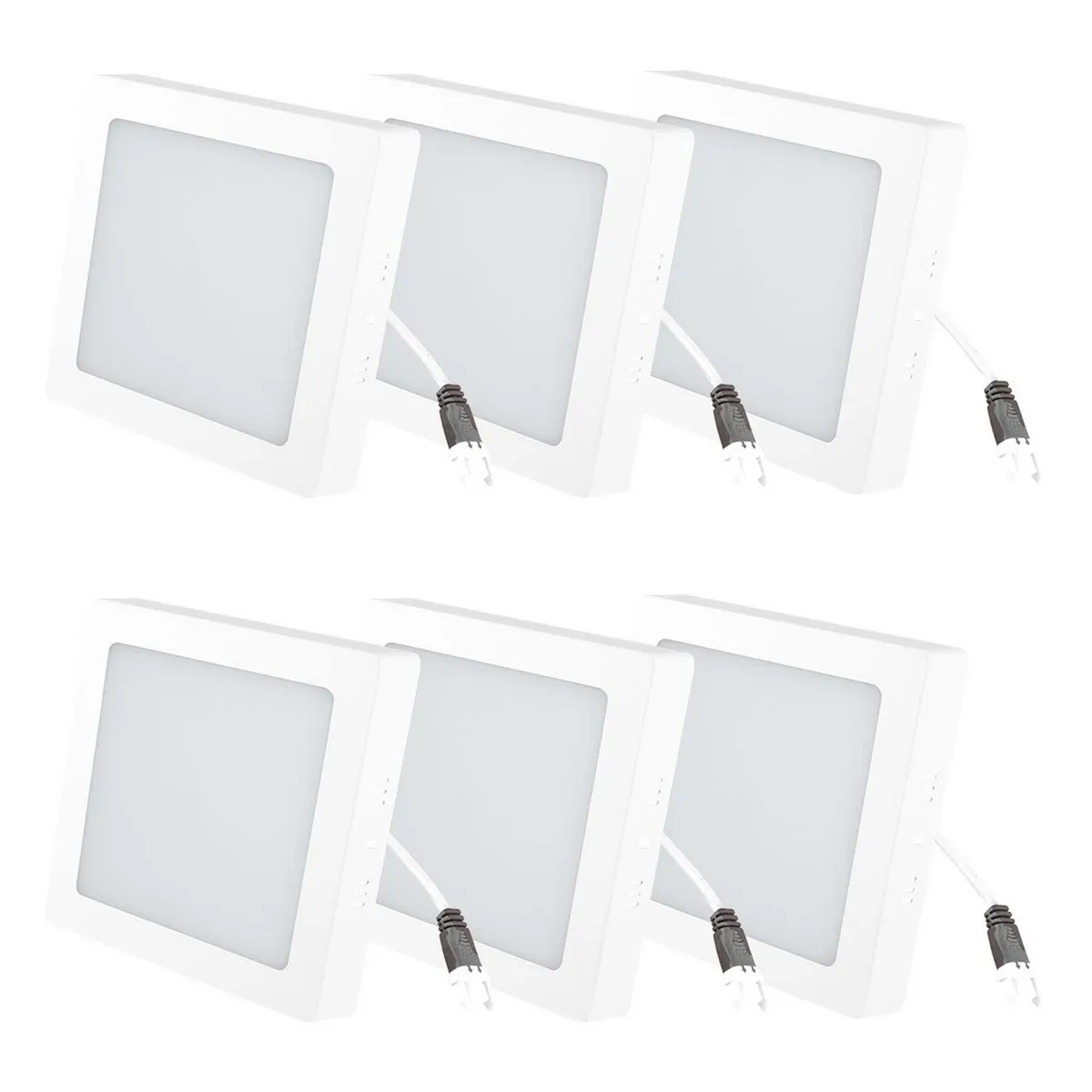 Sobreponer led cuadrado 24w luz fria, marca Aksi - Foto Principal