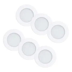 Sobreponer led redondo 6w luz fria