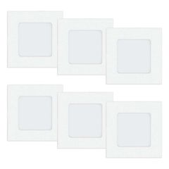 Empotrable led cuadrado 6w luz calida