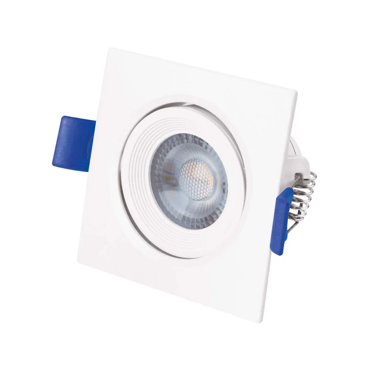 Empotrable dirigible led cuadrado 12w luz fria, marca Aksi - Foto Principal