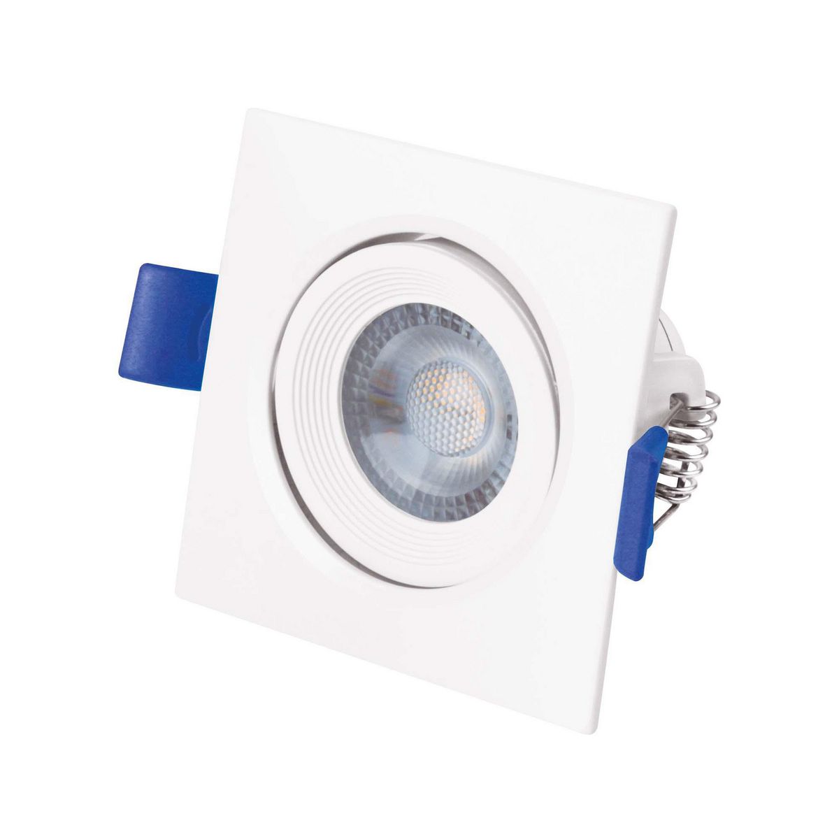 Empotrable dirigible led cuadrado 12w luz calida, marca Aksi - Foto Principal