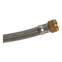 Manguera Inoxidable Calentador 1/2" x 1/2" x 120 cm