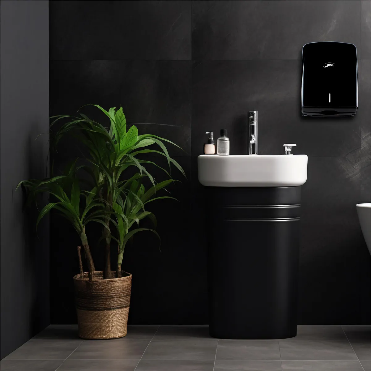 Dispensador De Toalla Interdoblada Smart Negro, marca Jofel - Foto 2