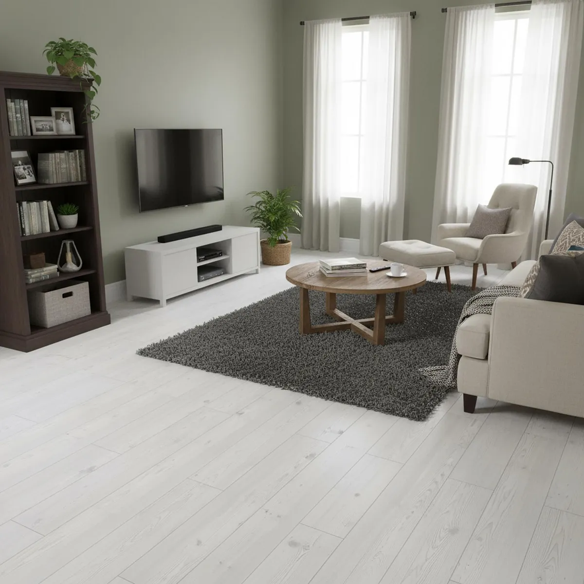 Tecnopiso - Piso Cerámico Purity Gris 20 x 60 cm Mate 1.44 m2 No Rectificado