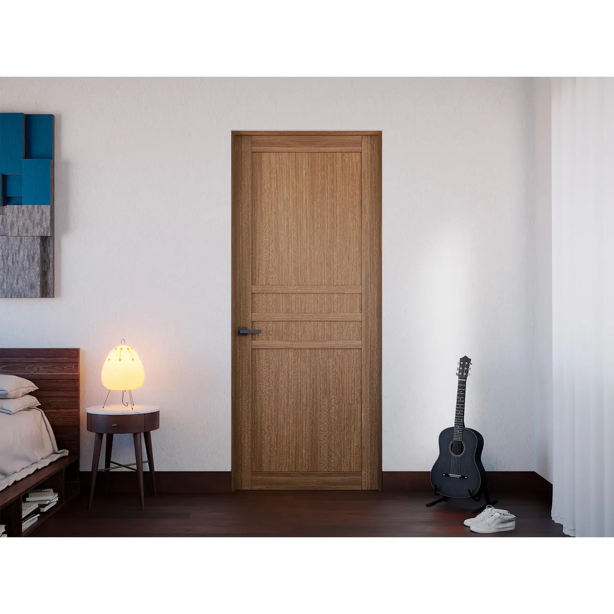 Puerta Recort Modelo. Lucca Pvc Caramel, marca Holztek - Foto 2
