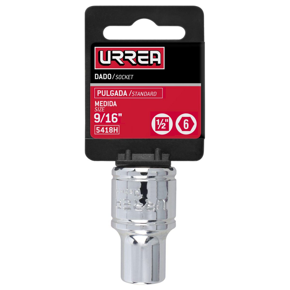 Urrea - Dado 1/2" 6Pt 9/16" Urrea
