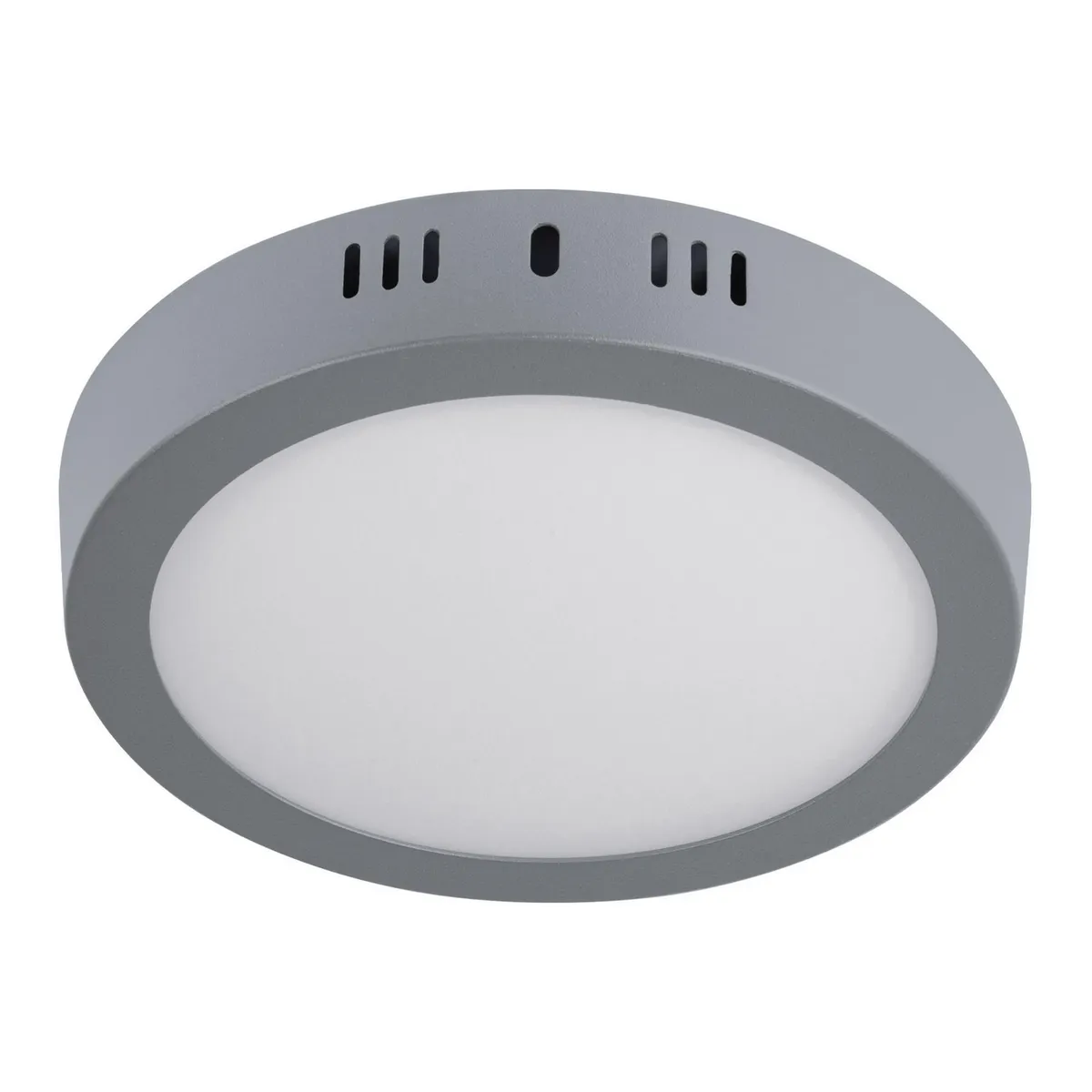 Sobreponer led 12w redondo lf gris, marca Volteck - Foto Principal