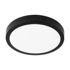 Sobreponer led 18w redondo lf negro