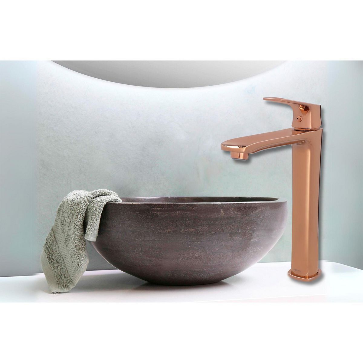 Urrea - Monomando Alto Para Lavabo Cassia® Rose