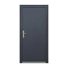 Puerta de seguridad Bismarck izquierda gris 95 x 205 cm