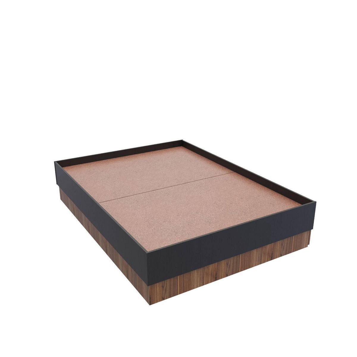 Maderkit - Base Cama Matrimonial con Gavetas Wengue