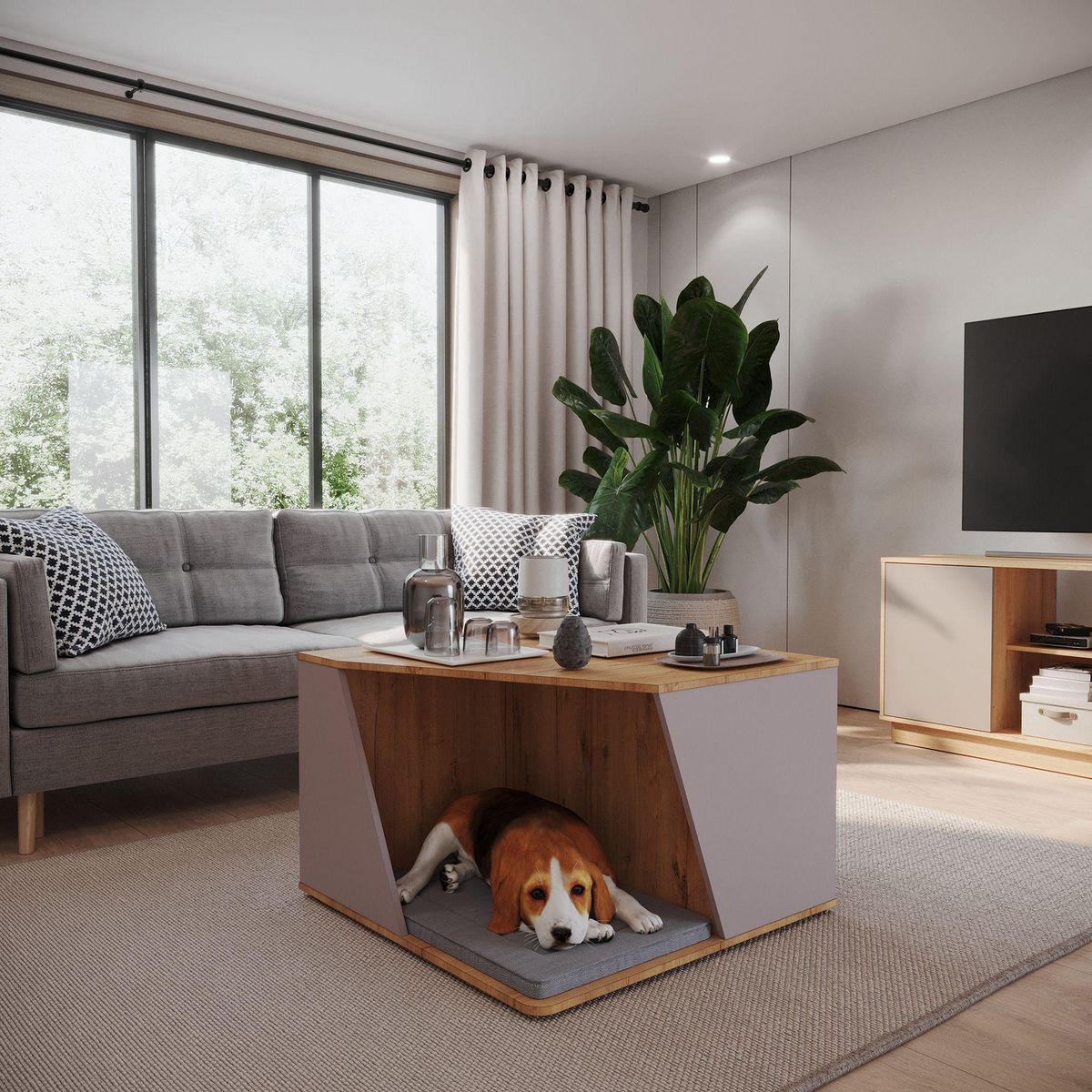 Maderkit - Mesa de Centro Dog