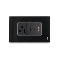 Contacto Cristal (+ Usb) Negro