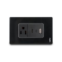 Contacto Cristal (+ Usb) Negro