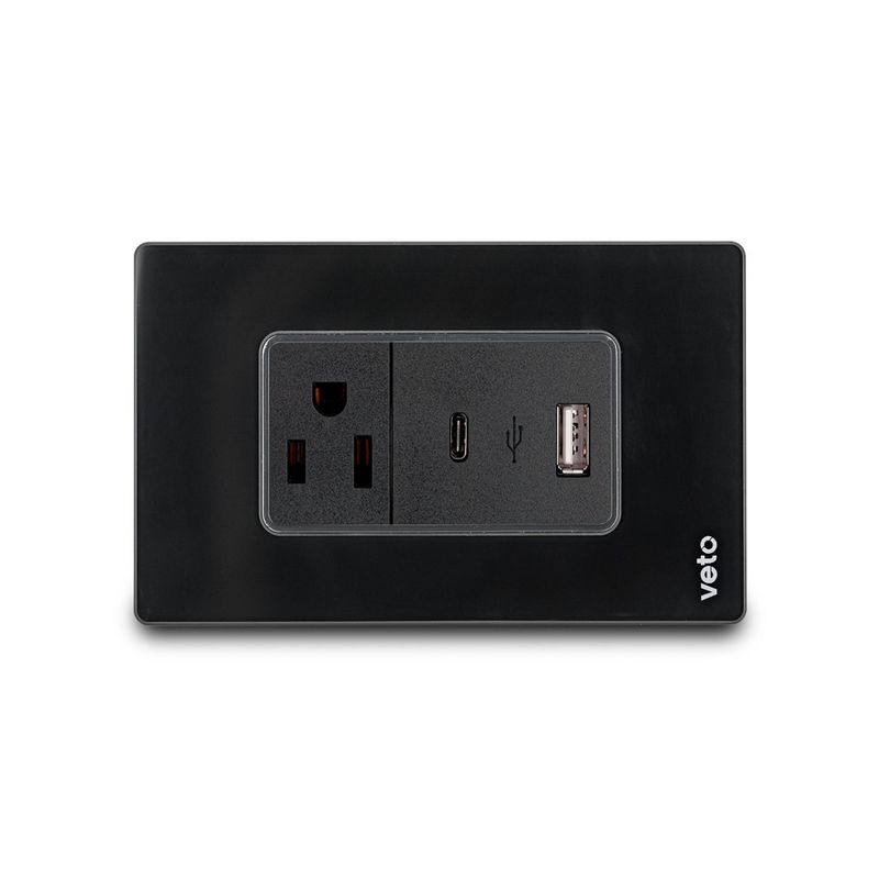 Veto - Contacto Cristal (+ Usb) Negro