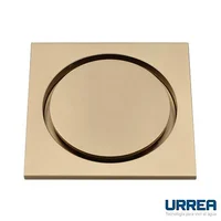 Coladera Cuadrada Vista Redonda Champagne