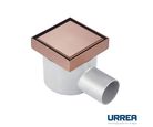 Coladera con Rejilla Cuadrada Rosegold