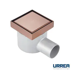 Coladera con Rejilla Cuadrada Rosegold