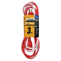 Extensión Uso Rudo Navidad Caramelo Verde y Blanco 5 m