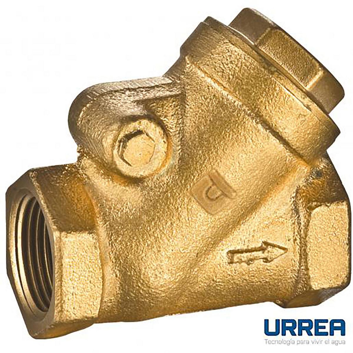 Válvula de Retencion Columpio 3/4", marca Urrea - Foto Principal