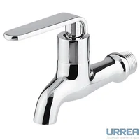 Llave de Chorro Cromada con Diseño de Palanca