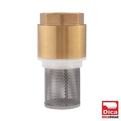 Válvula de Pie o Pichancha con Canastilla de Acero Inoxidable Compacta