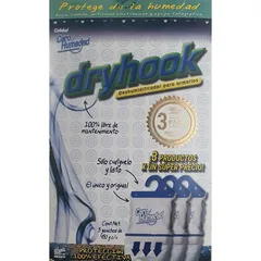 Tripack De Dryhook Eliminador De Mal Olor Y Deshumidificador 450 Grs