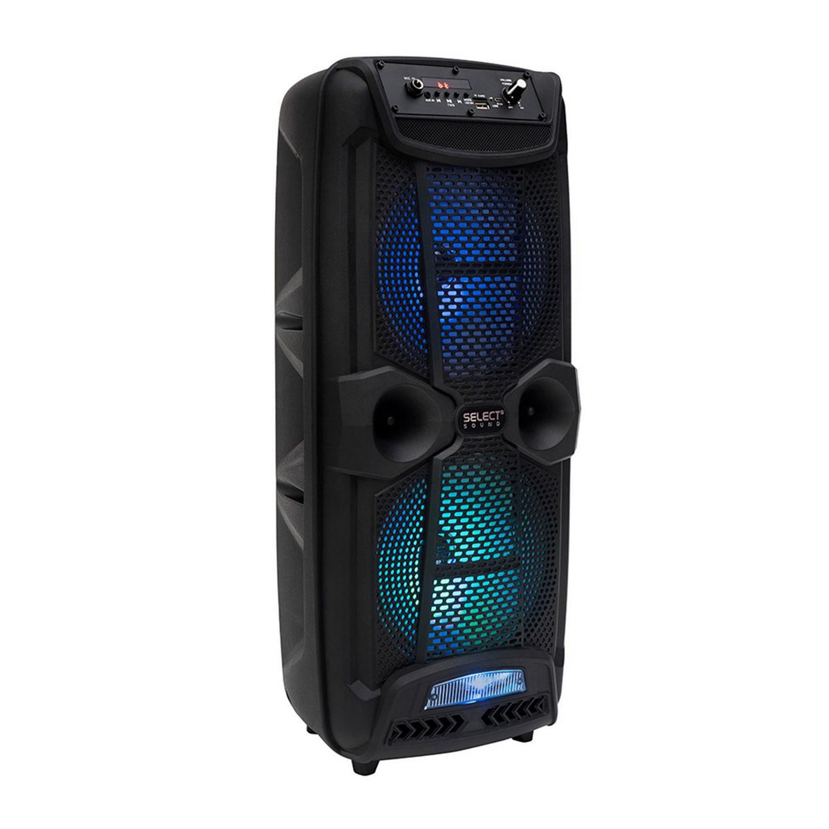 Bafle Bluetooth 2X8" Recargable TWS IRON, marca Select Sound - Foto 2