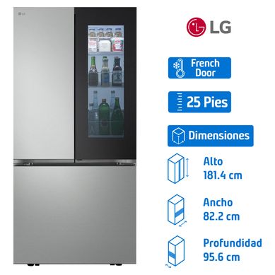Refrigerador Lg French Door 25 Pies