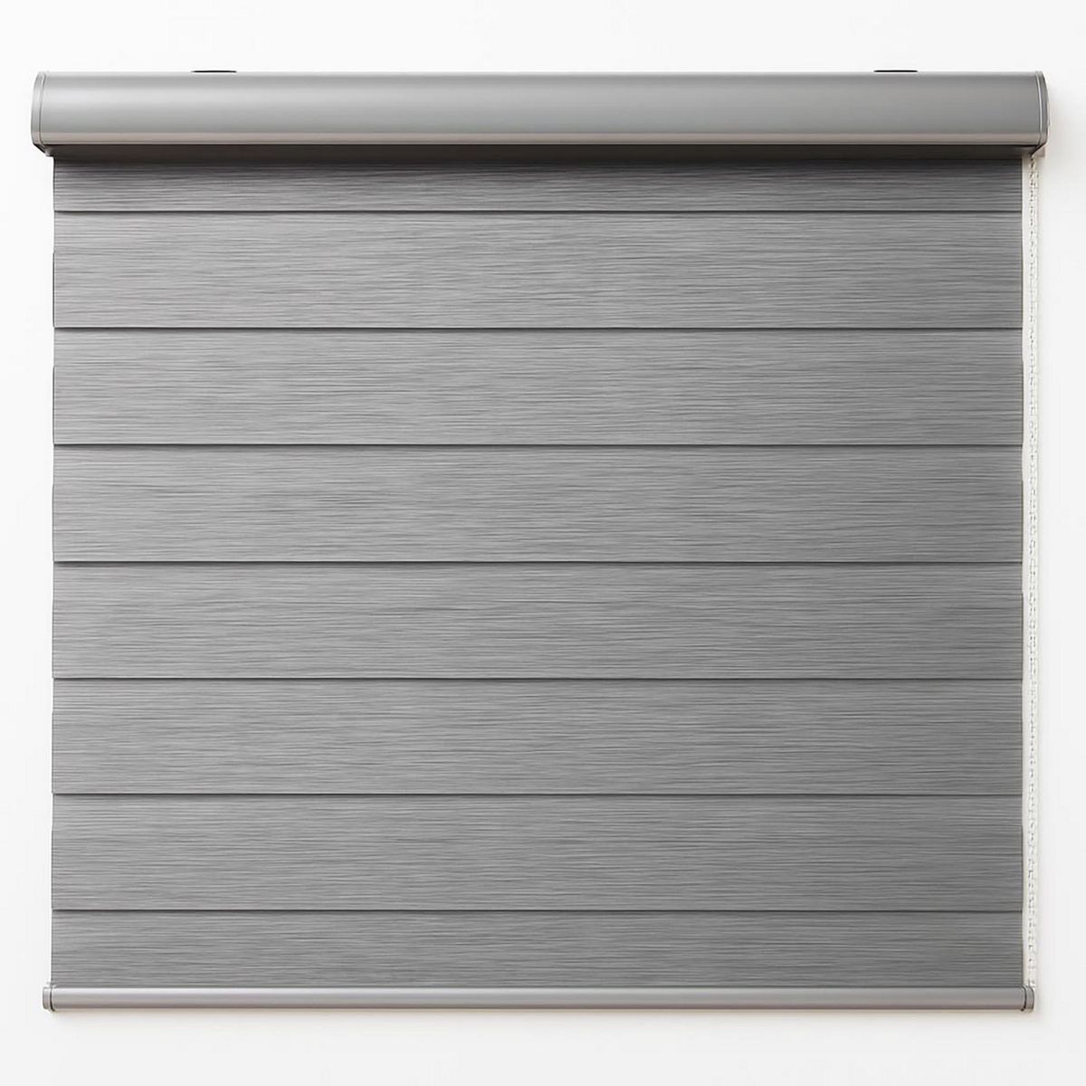 Home Collection - Persiana Enrollable Duo Wood Premium Gris 120Cmx180Cm