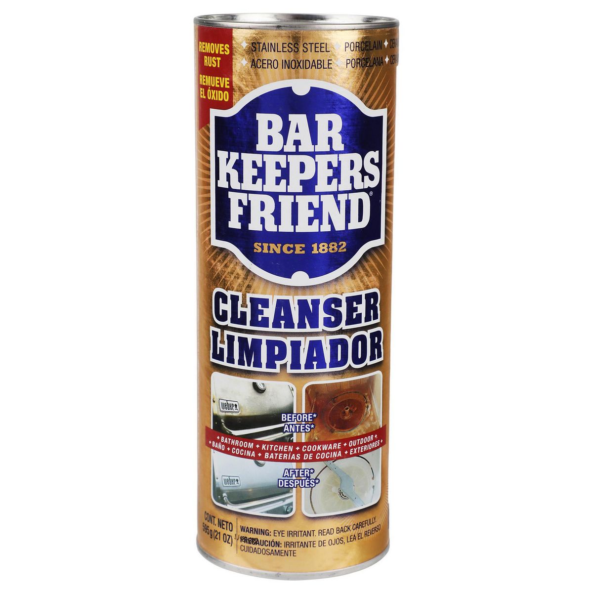  - Bar Keepers Friend Limpiador y Pulidor en Polvo 595 gr