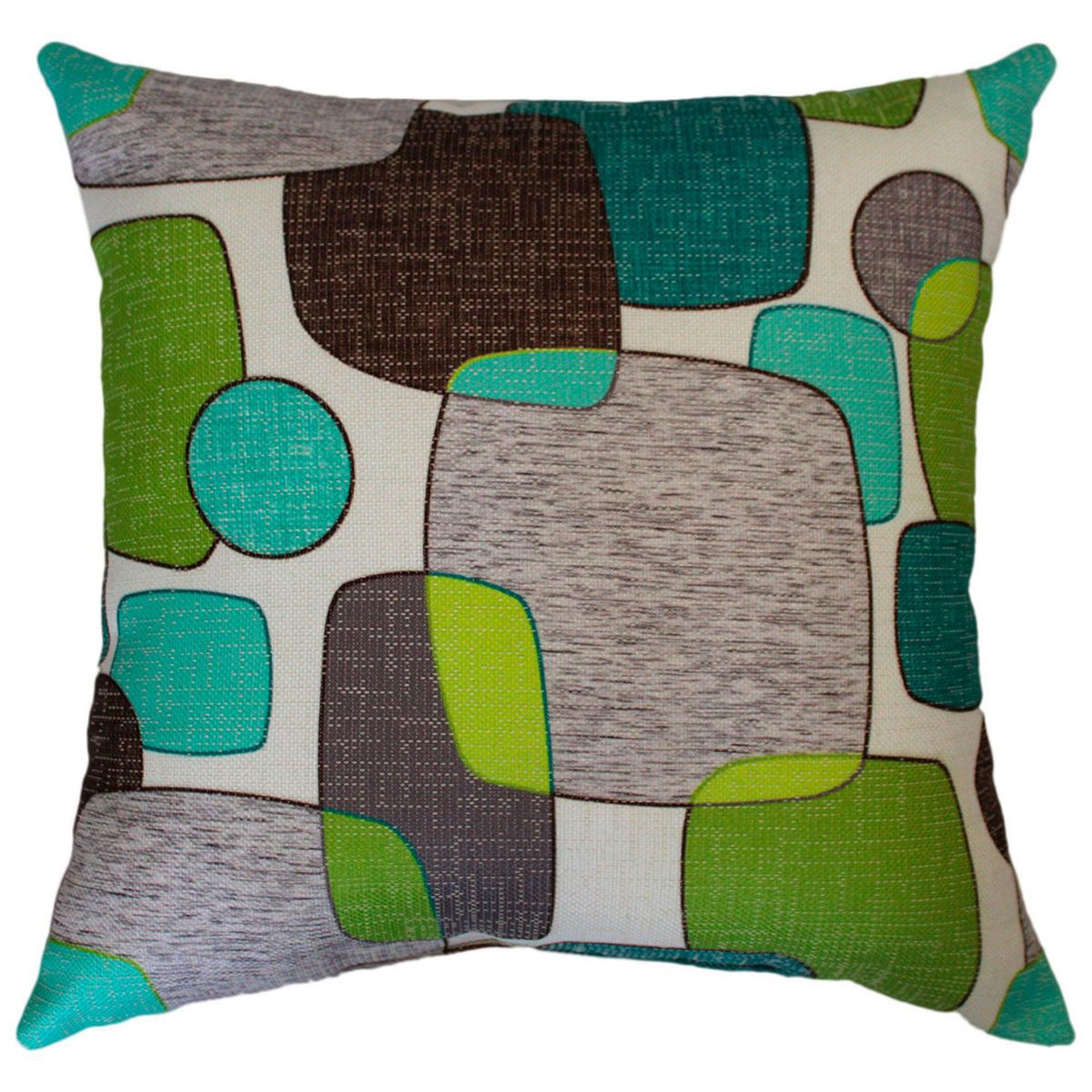 Cojin deco vint verde 45x45, marca Blancos Pileso - Foto Principal