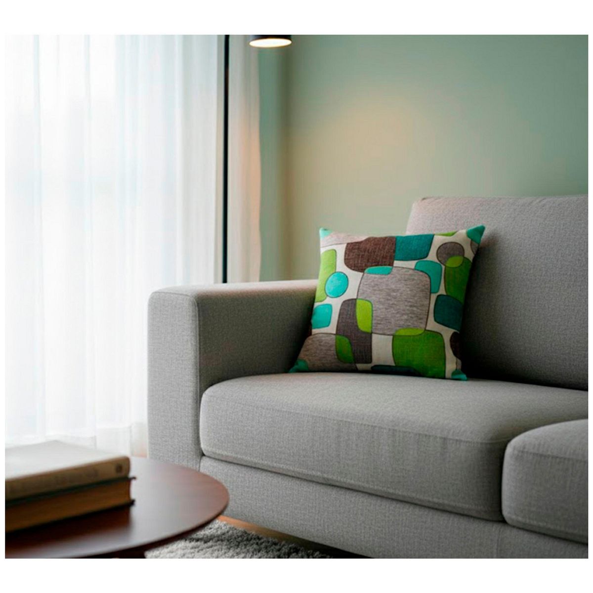 Cojin deco vint verde 45x45, marca Blancos Pileso - Foto 2